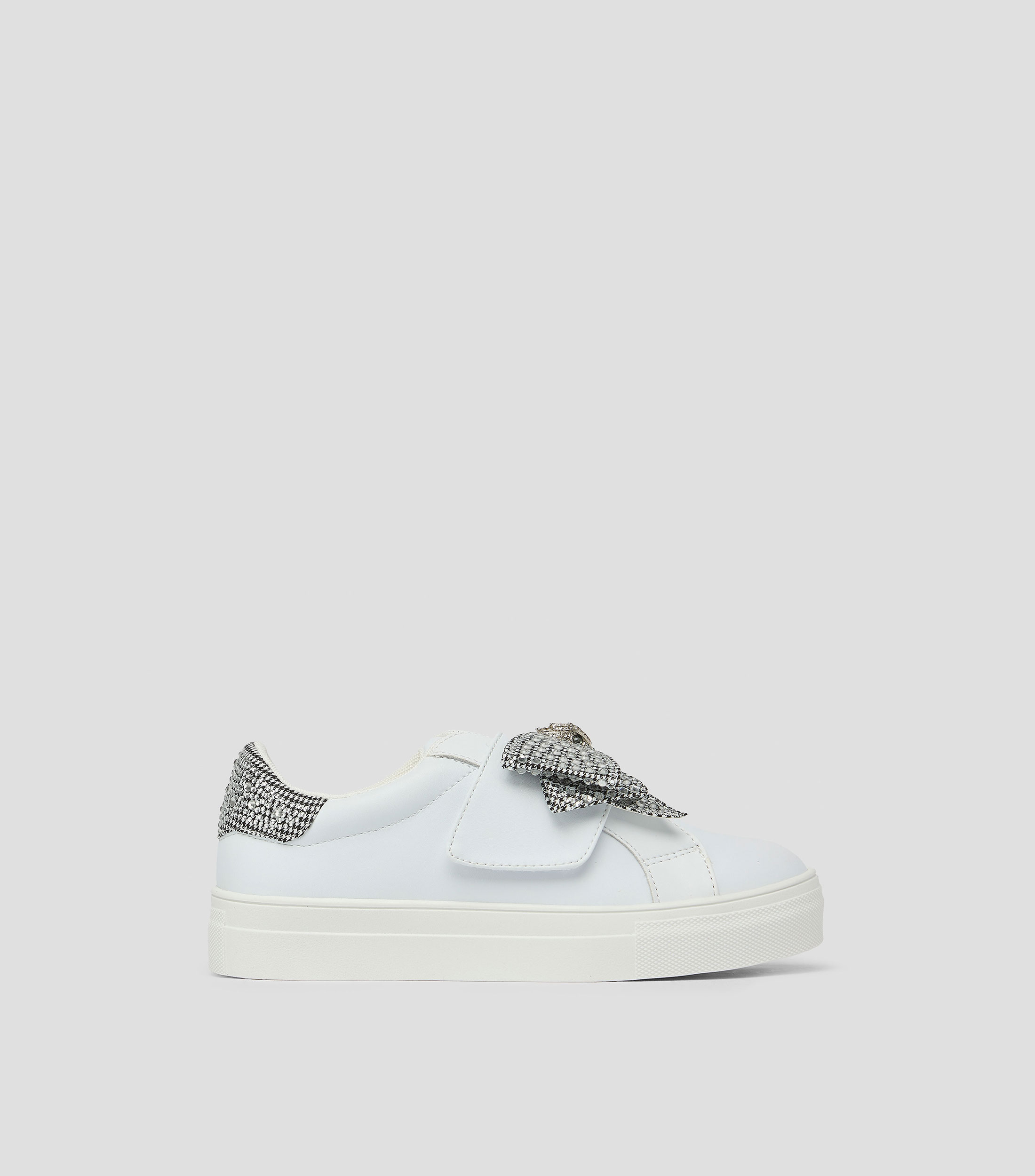 Tenis casuales en piel Mini Laney Bow Niña